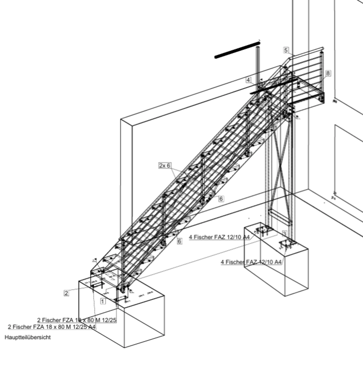 M&N Metallbau - Designentwurf für eine Metalltreppe